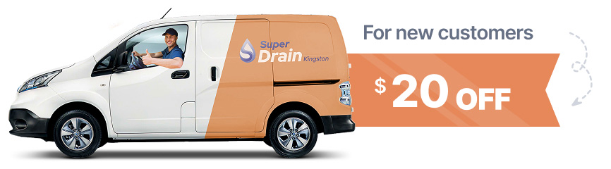 super drain Kingston offers 20% discount