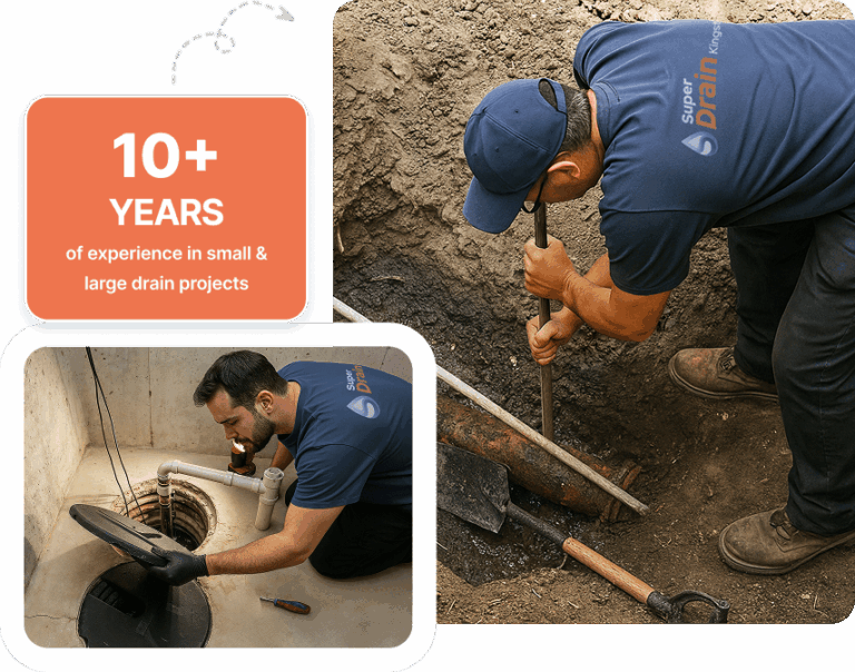 Plumbers from Super Drain Kingston with a decade of reliable service