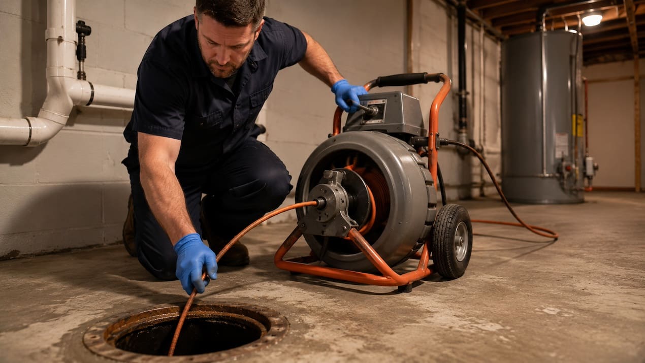 main drain cleaning