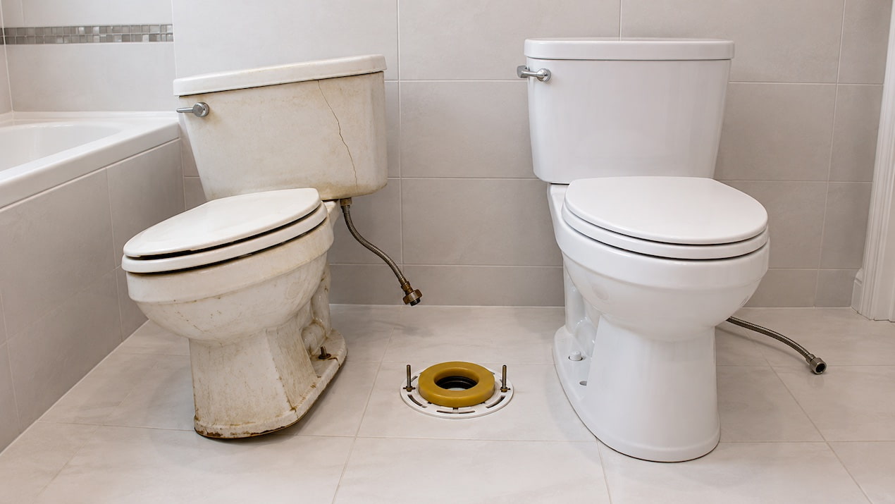 toilet replacement