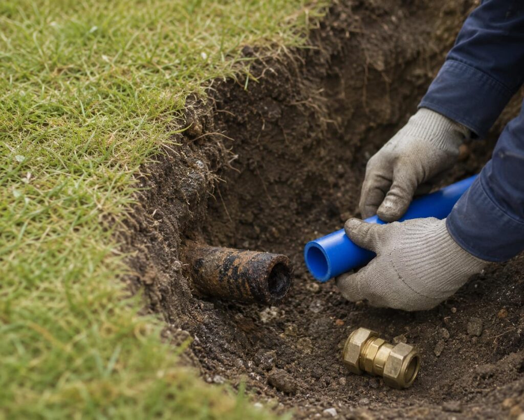 Trusted Kingston water line plumber